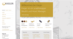 Desktop Screenshot of kieger.com