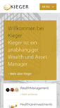Mobile Screenshot of kieger.com