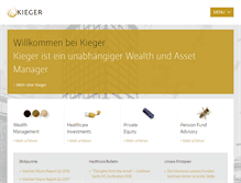 Tablet Screenshot of kieger.com